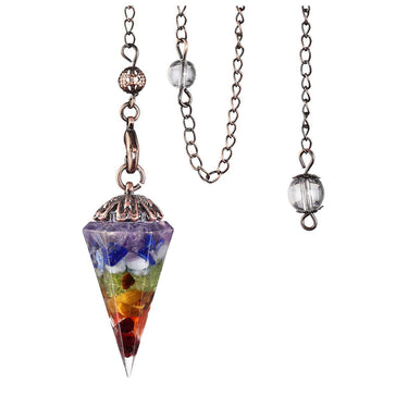 Orgonite Reiki 7 Chakra Healing Pendulum